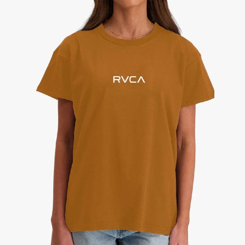 Rvca Womens Classic Short Sleeve Tee Rose