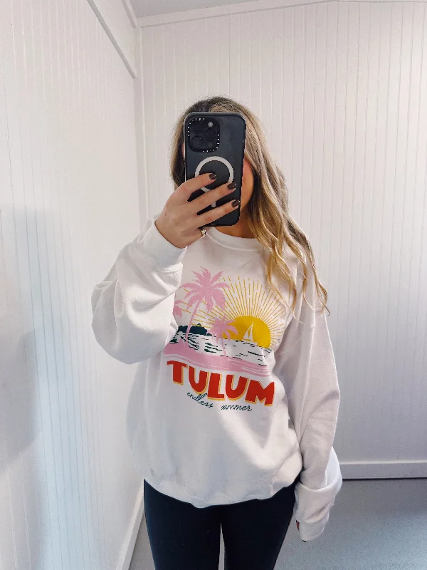 Tulum Crewneck - White