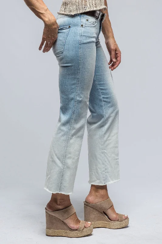 Francesca Cropped Jean In Blue Ombre