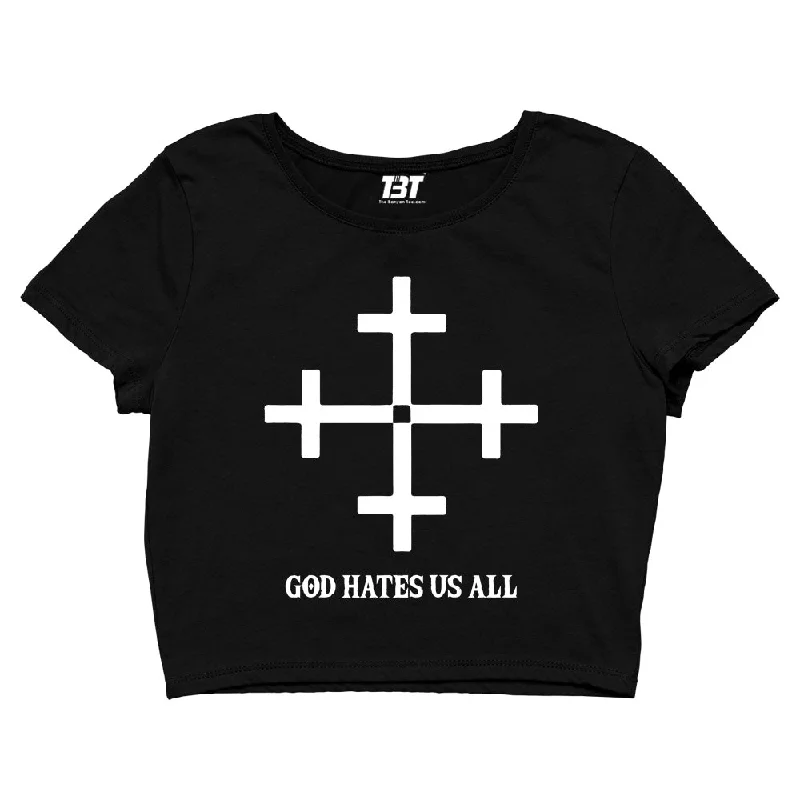 Slayer Crop Top - God Hates Us All