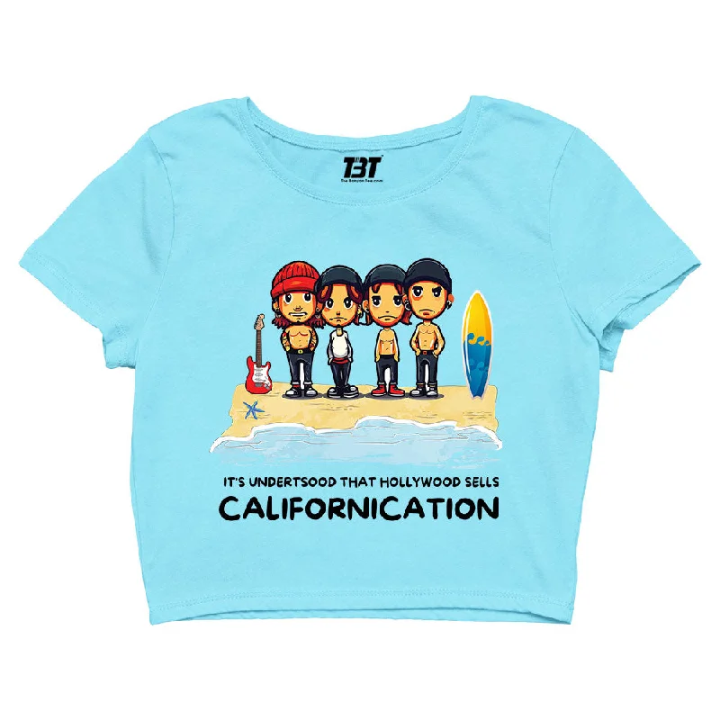 Red Hot Chili Peppers Crop Top - Hollywood Sells Californication