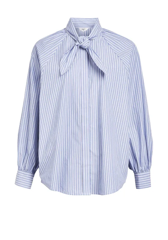 OBJECT Alex Bow Tie Striped Shirt, Serenity