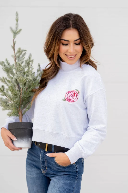 Have A Holly Jolly Christmas High Neck Sweatshirt