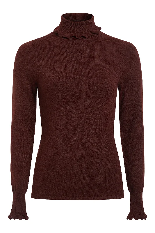 Corgan Turtleneck in Bordeaux