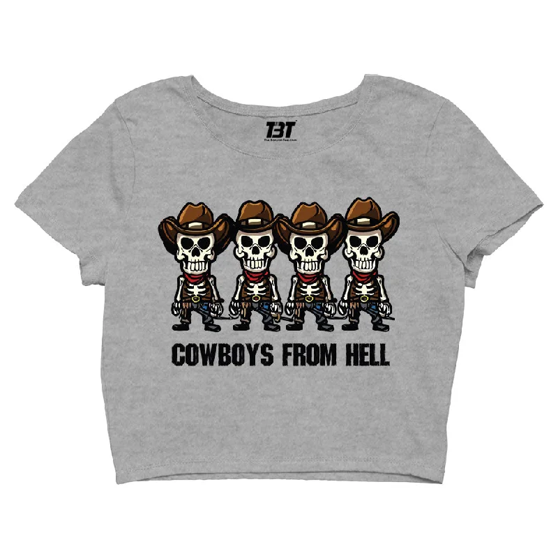 Pantera Crop Top - Cowboys From Hell Toon