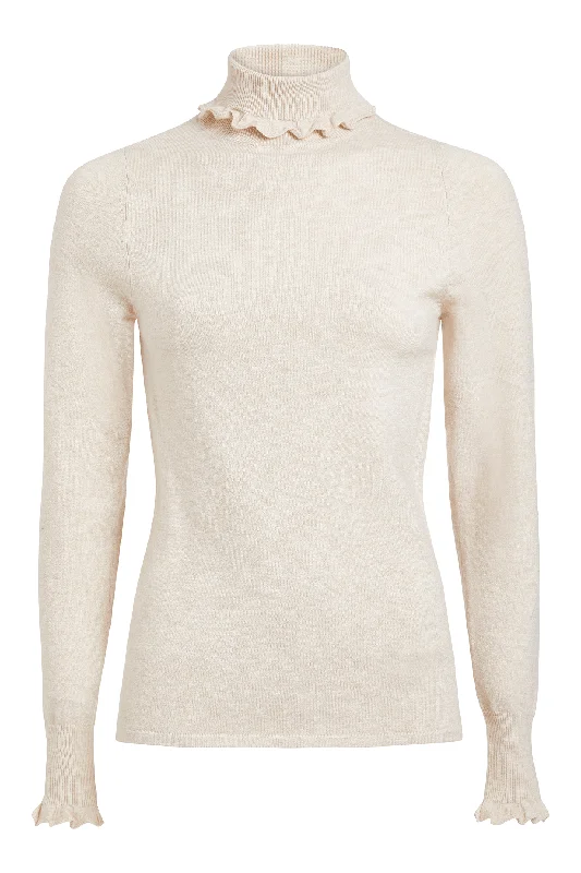 Corgan Turtleneck in Cream