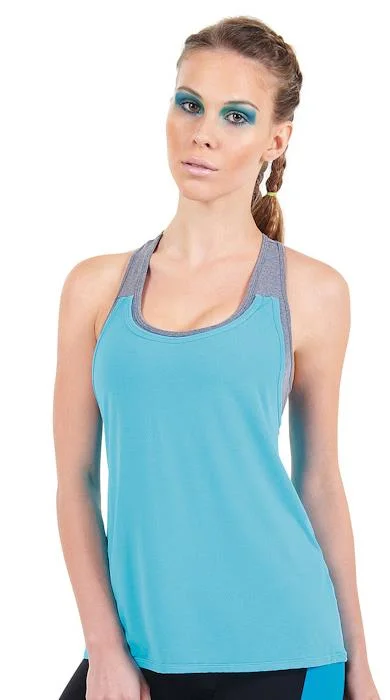 Bia Brazil Activewear Double Trouble Mesh Tank TT4308