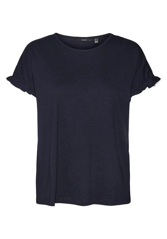 Vero Moda Dana O-Neck T-Shirt, Navy Blazer