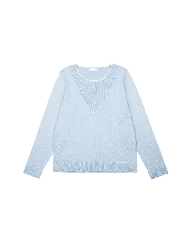 Seta Melange Knit Top