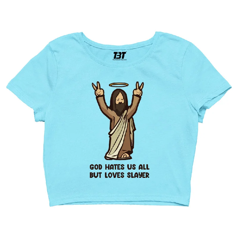 Slayer Crop Top - God Loves Slayer