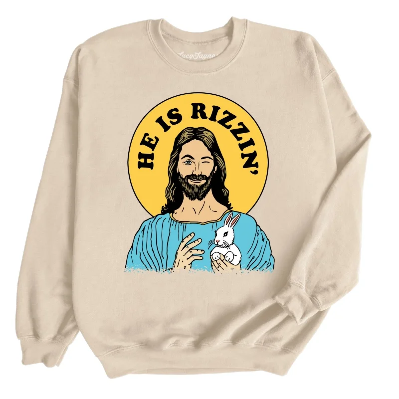 He Is Rizzin' Sweatshirt