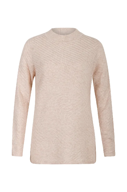 Touch of Wool Turtle neck Jumper | PARCHMENT | 6333ZR