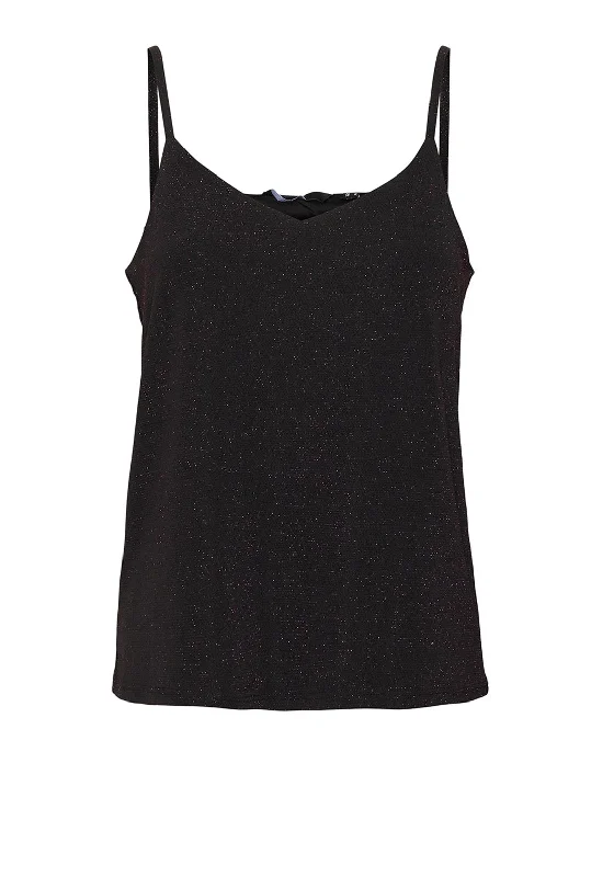 Vero Moda Anva Singlet Top, Black