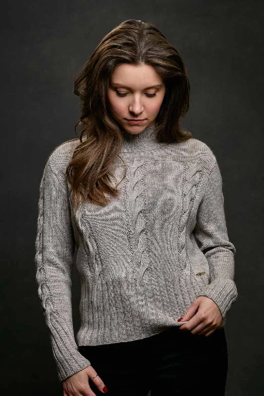 Martina Woman Pullover, Merino, Qiviuk & Silk