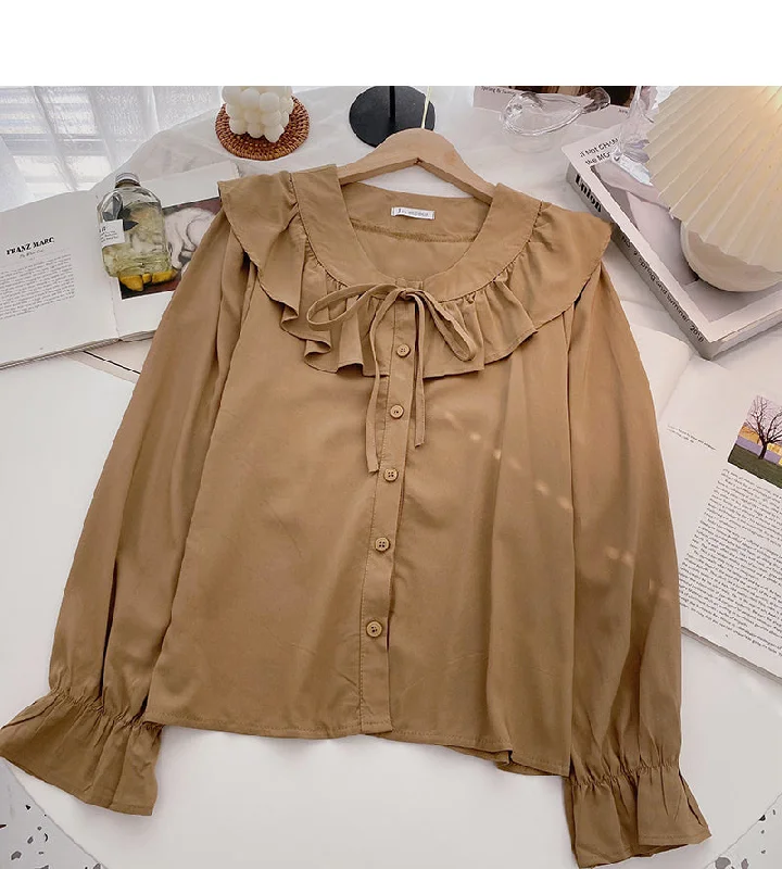 Fashion bandage doll Neck Long Sleeve Top  6338