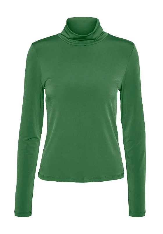 Vero Moda Hadley High Neck Top, Juniper Green