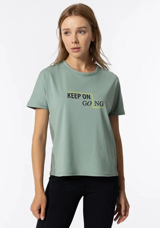 Tiffosi Venus Keep On Going T-Shirt, Sage