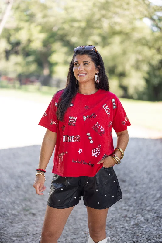 The UGA Sequin Spirit Tee