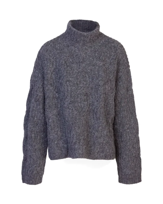 Opaline Sweater in Dark Heather Gray