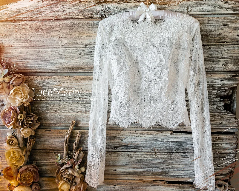 MAGNOLIA #2 / Amazing Lace Bolero with Long Sleeves