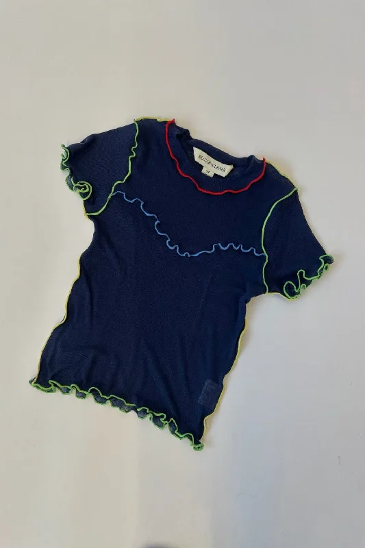 Gigi Baby Tee Navy & Multi