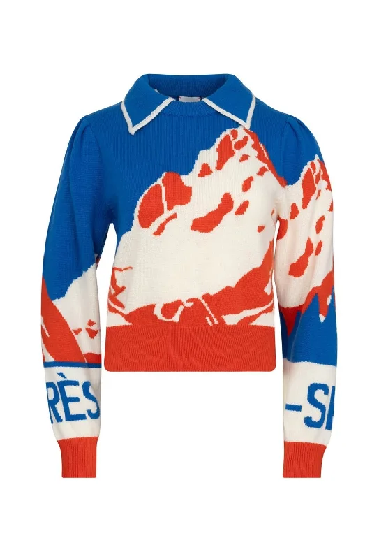 Ryder Sweater in Blue Red