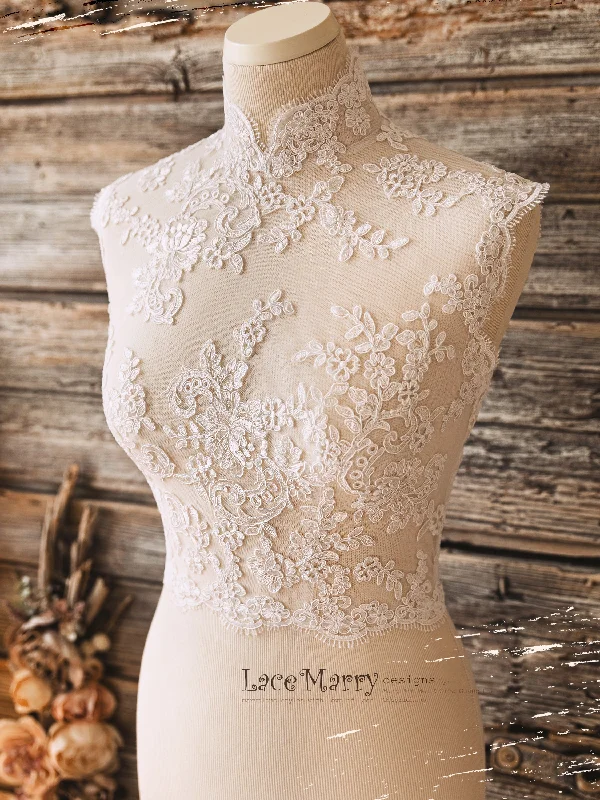 COETZEE / High Collar Lace Bolero