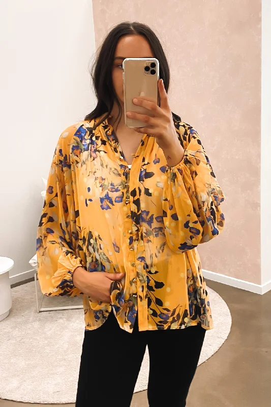 Jacynta Blouse Yellow Floral