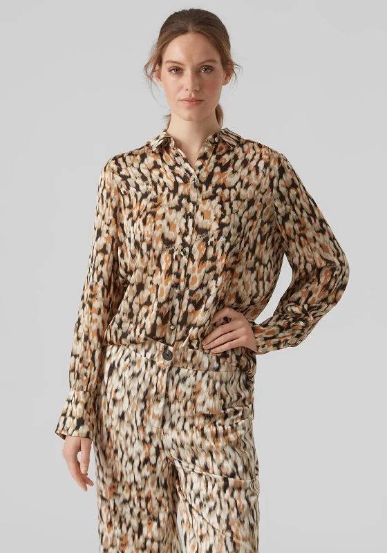 Vero Moda Emma Print Blouse, Birch