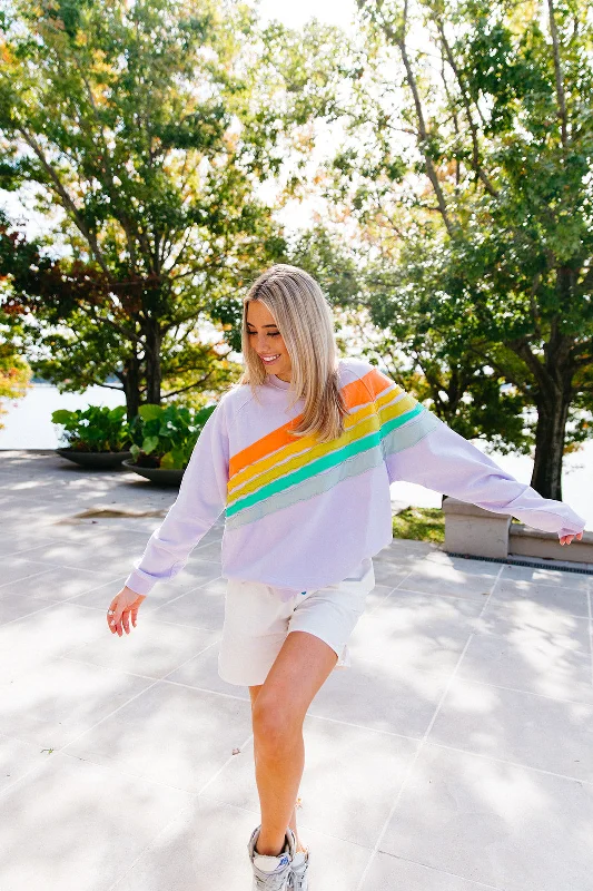 Rainbow Connection Sweatshirt - Lavender