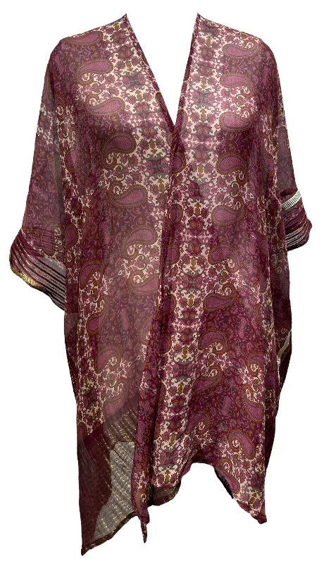 PRG5173  Sheer Avatar Pure Silk Cardigan