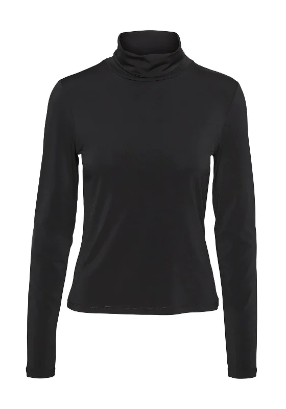 Vero Moda Hadley High Neck Top, Black