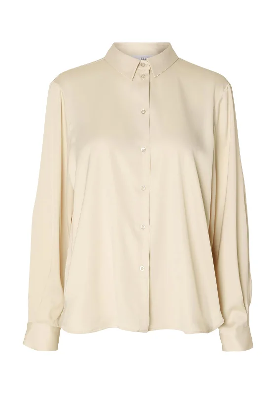 Selected Femme Talia-Franziska Relaxed Shirt, Birch